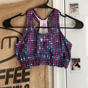 ♻️polka dot sports bra